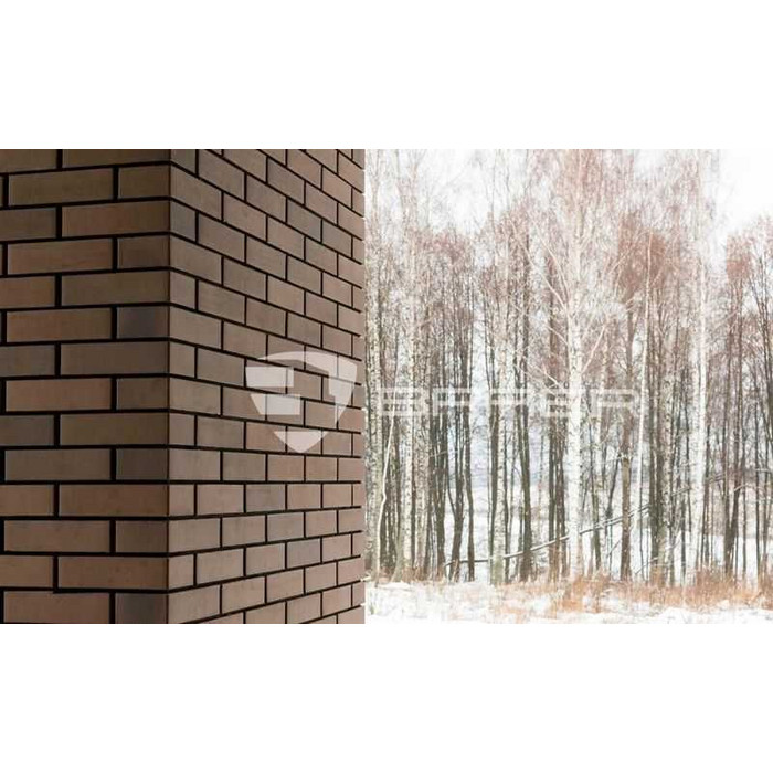Кирпич облицовочный BRAER, БРАЕР кладка мокко, 250х120х65 мм фото 6