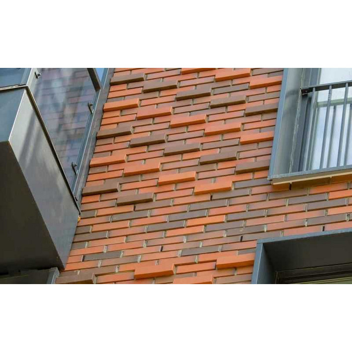 Кирпич облицовочный ЛСР коричневый гладкий 1NF, F50, 250х120х65 мм фото 6