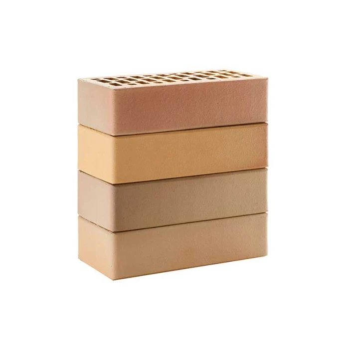 Кирпич облицовочный ЛСР пшеничный флэш гладкий 250х120х65 мм