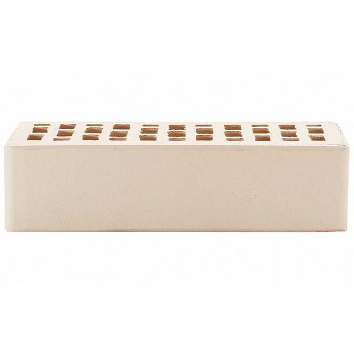 Кирпич облицовочный утолщенный ЛСР белый гладкий, 250х120х65 мм фото 5