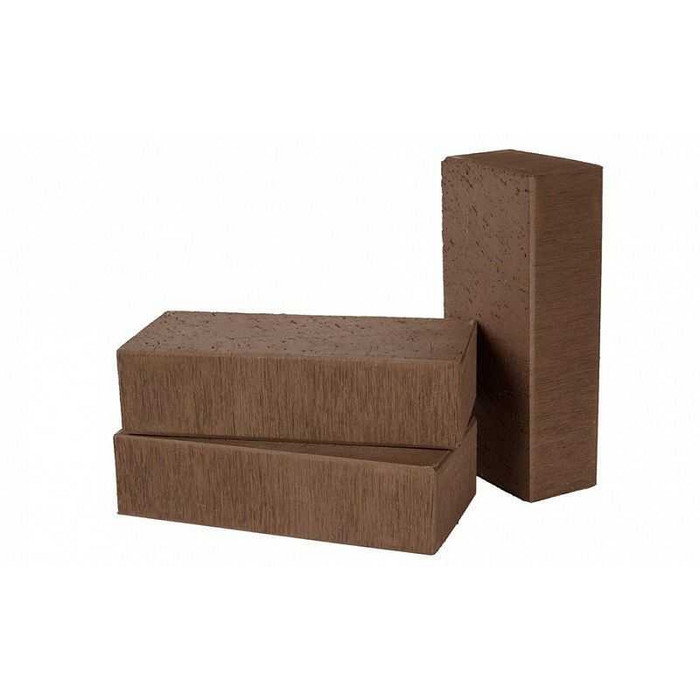 Кирпич облицовочный полнотелый Lode Asais Brunis шероховатый, 250х120х65 мм фото 3