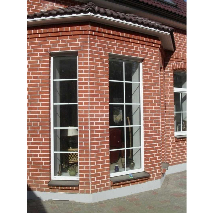 Кирпич облицовочный радиусный Terca Red R-60 гладкий, 250х120х65 мм фото 4