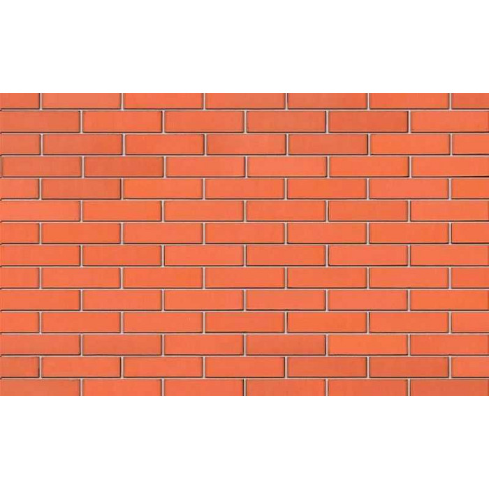 Кирпич облицовочный BRAER красный гладкий, 250х120х65 мм фото 2