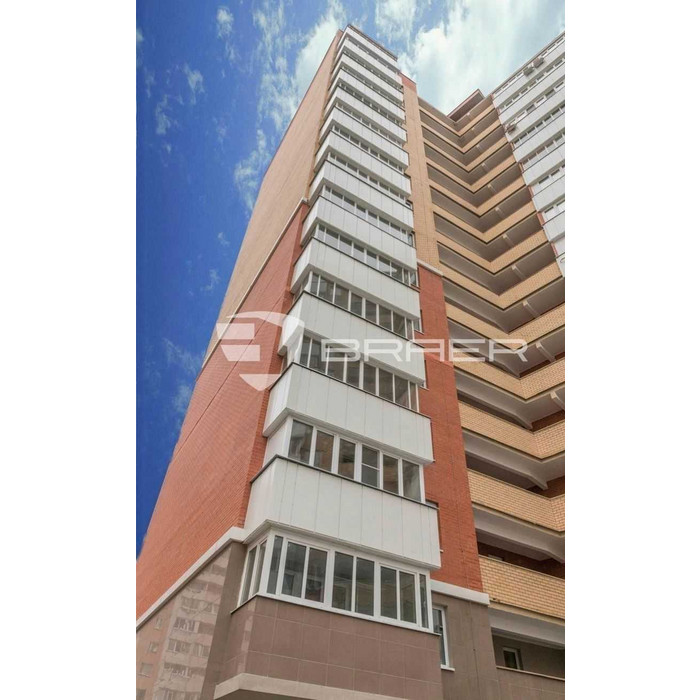 Кирпич облицовочный BRAER красный гладкий, 250х120х65 мм фото 4