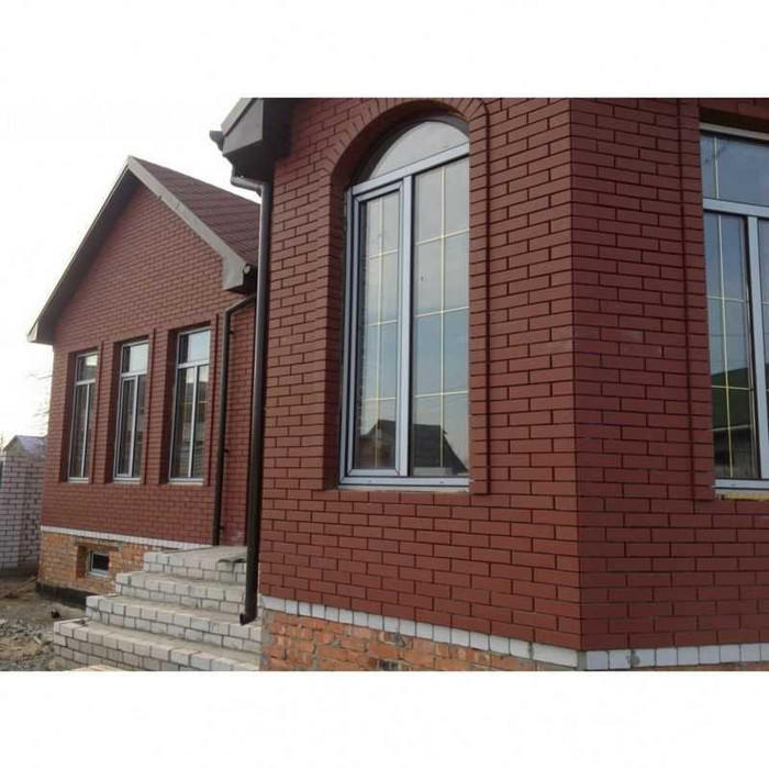 Кирпич облицовочный BRAER красный гладкий, 250х120х65 мм фото 7