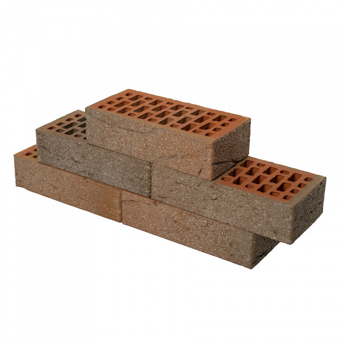 Кирпич BRAER облицовочный БРАЕР кладка кора дуба с песком, 250х120х65 мм фото 8