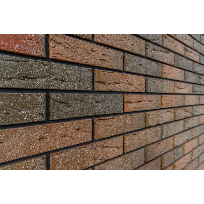 Кирпич BRAER облицовочный БРАЕР кладка кора дуба с песком, 250х120х65 мм фото 5