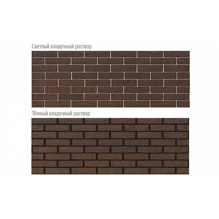 Кирпич облицовочный BRAER коричневый риф, 250х120х65 мм фото 2