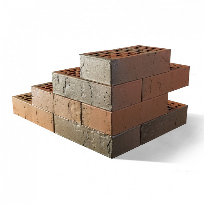 Кирпич BRAER облицовочный БРАЕР кладка Глосса терра, 1НФ, 250х120х65 мм фото 9