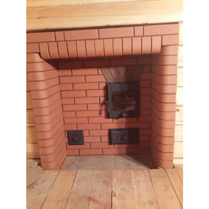 Кирпич облицовочный полнотелый радиусный КС-Керамик красный гладкий, 250х120х65 мм фото 6