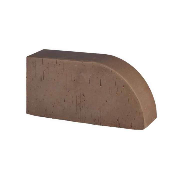 Кирпич облицовочный радиусный полнотелый Lode Brunis F17 гладкий, 250х120х65 мм