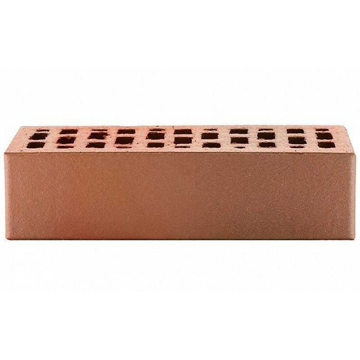 Кирпич облицовочный ЛСР красный флэшинг гладкий М175, 250х120х65 мм фото 6