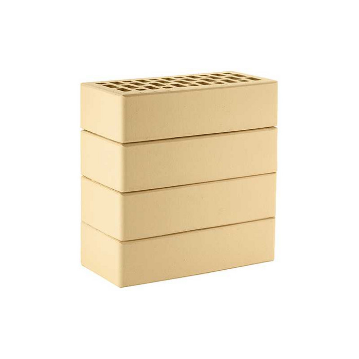 Кирпич облицовочный ЛСР бежевый гладкий 250х120х65 мм