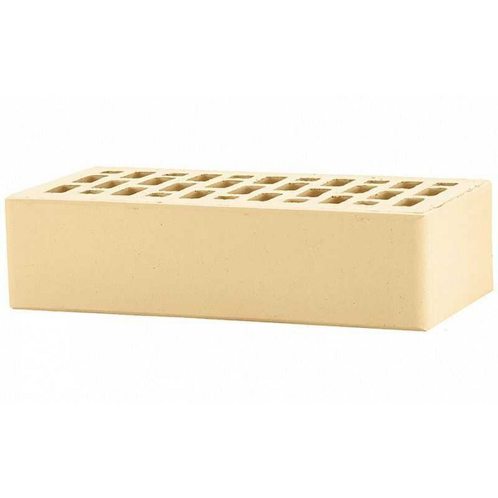 Кирпич облицовочный ЛСР бежевый гладкий 250х120х65 мм фото 3