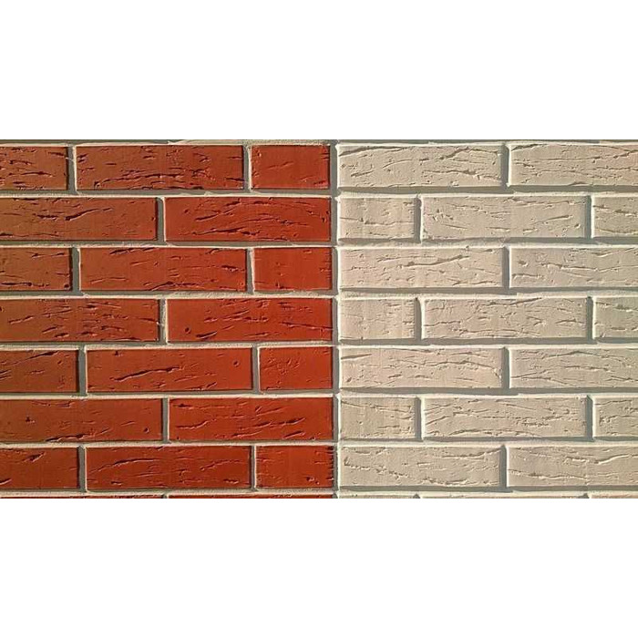 Кирпич облицовочный BRAER красный риф, 250х120х65 мм фото 8