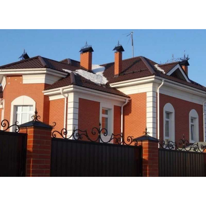 Кирпич облицовочный BRAER красный риф, 250х120х65 мм фото 4