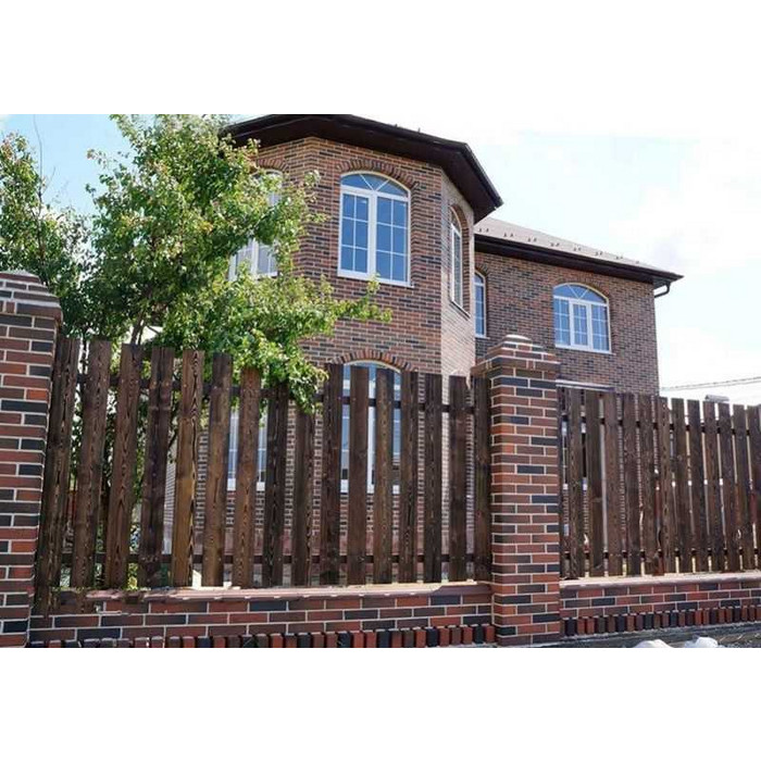 Кирпич облицовочный пустотелый Пятый элемент флэш Регенсбург рустик 250х85х65 мм фото 8