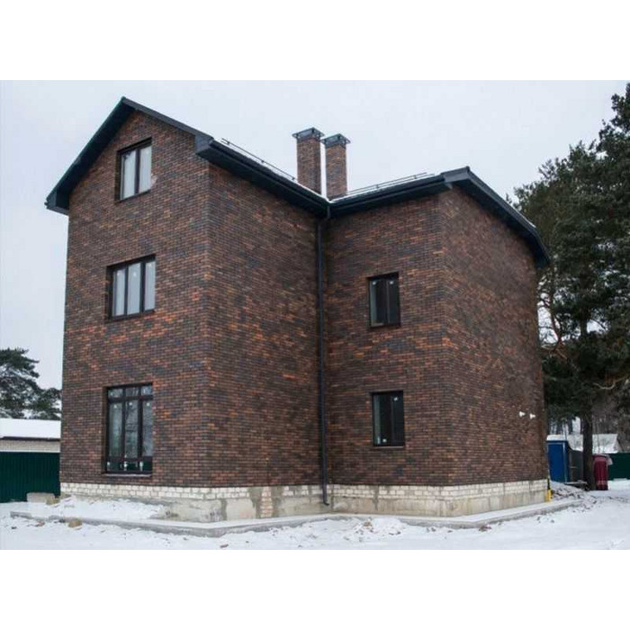 Кирпич облицовочный пустотелый Пятый элемент флэш Регенсбург рустик 250х85х65 мм фото 3