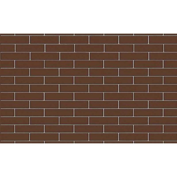 Кирпич облицовочный BRAER коричневый гладкий, 250х85х65 мм фото 3