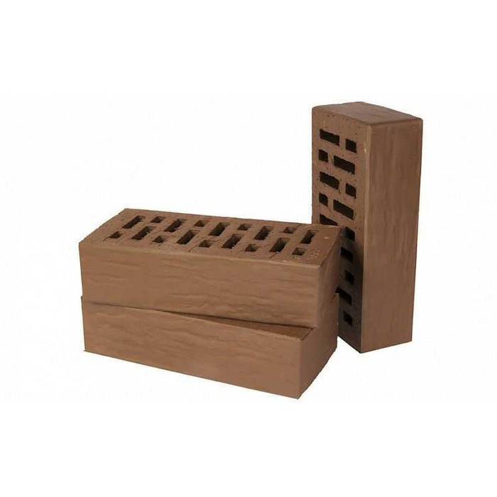 Кирпич облицовочный пустотелый Lode Vecais Brunis, 250х120х65 мм фото 3