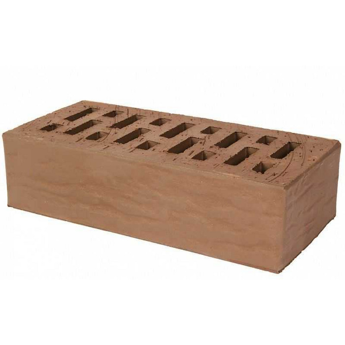 Кирпич облицовочный пустотелый Lode Vecais Brunis, 250х120х65 мм фото 2