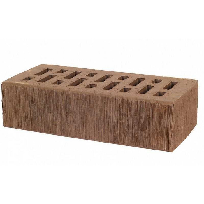 Кирпич облицовочный пустотелый Lode Asais Brunis шероховатый, 250х120х65 мм фото 4