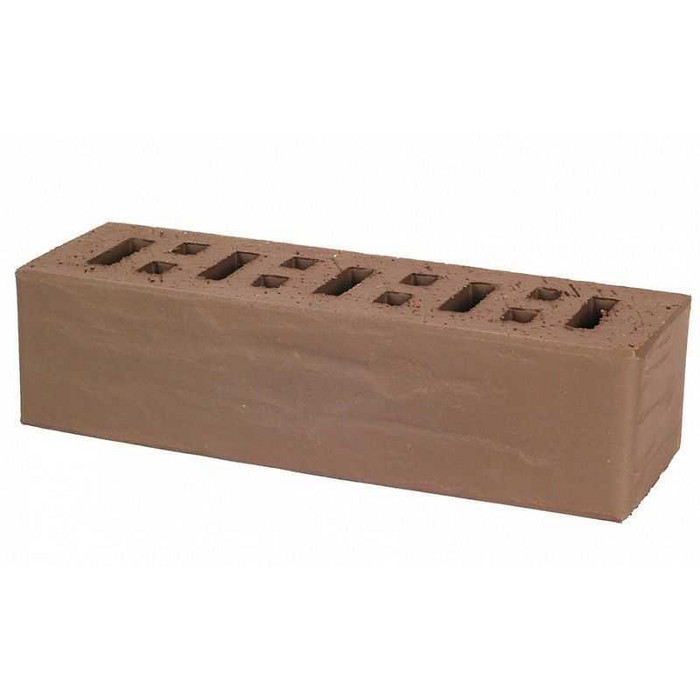 Кирпич облицовочный пустотелый Lode Vecais Brunis, 250х85х65 мм фото 2