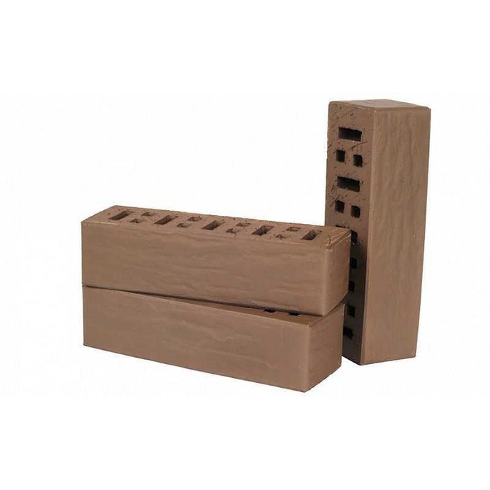 Кирпич облицовочный пустотелый Lode Vecais Brunis, 250х85х65 мм фото 3