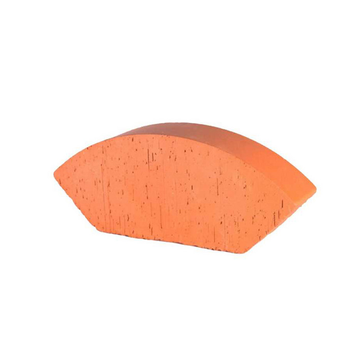 Кирпич облицовочный фигурный полнотелый (радиальный усеченный) Lode Janka гладкий, 189х120х65 мм