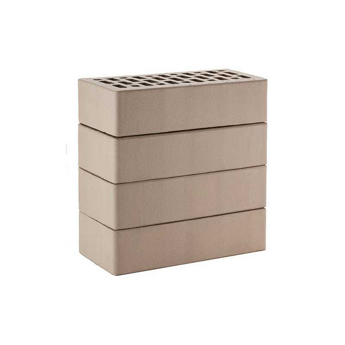 Кирпич облицовочный ЛСР серый гладкий, М-175 ТУ, 250х120х65 мм