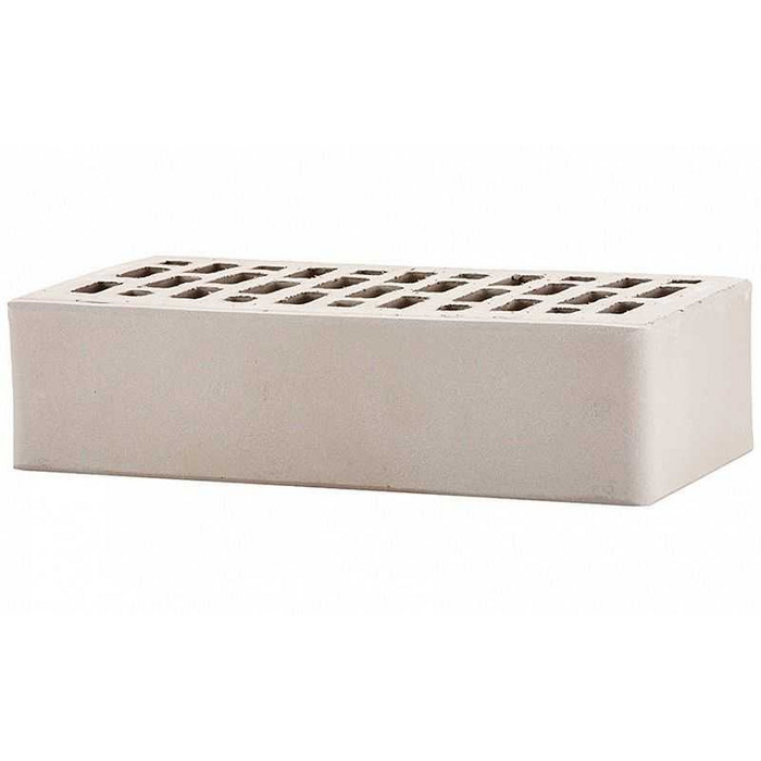 Кирпич облицовочный ЛСР светло-серый гладкий, 250х120х65 мм фото 3