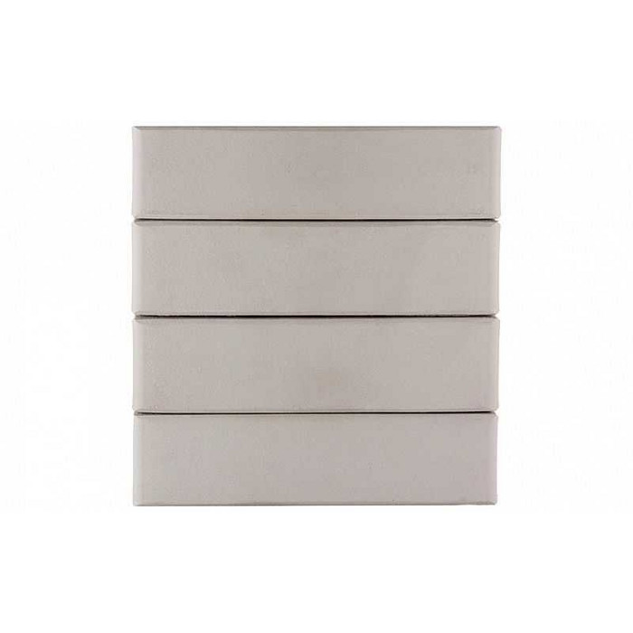 Кирпич облицовочный ЛСР светло-серый гладкий, 250х120х65 мм фото 5