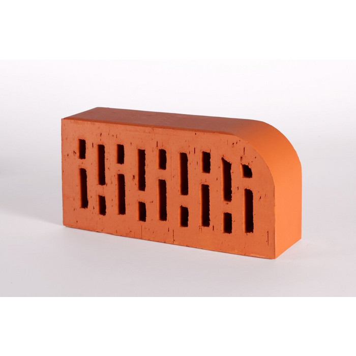 Кирпич облицовочный радиусный пустотелый Lode Vecais Janka F15 (R60) ретро, 250х85х65 мм фото 2