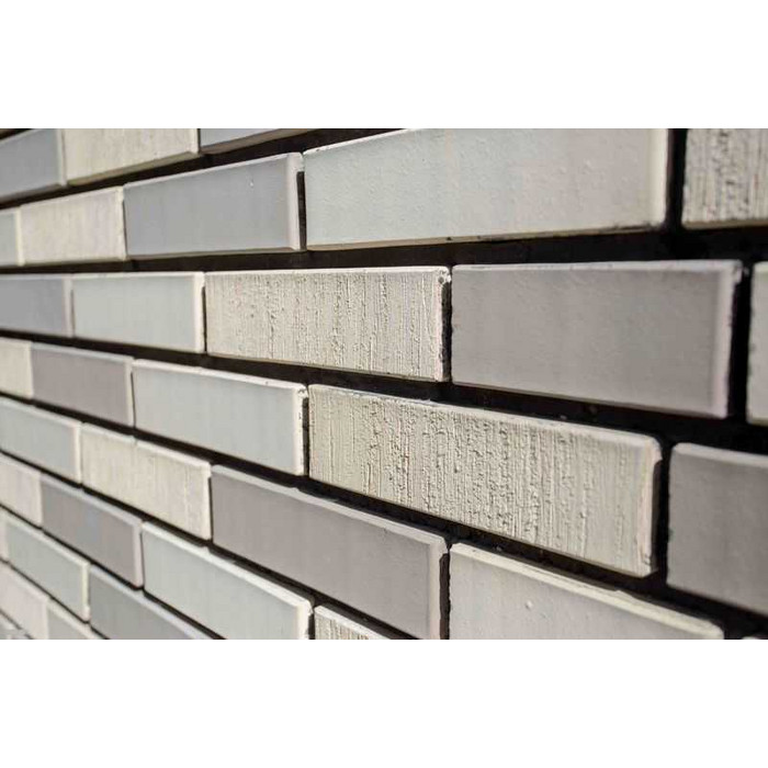 Кирпич облицовочный пустотелый ЛСР светло-серый гладкий, утолщенные стенки, М175, 250х120х65 мм фото 7