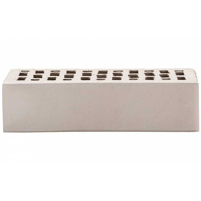 Кирпич облицовочный пустотелый ЛСР светло-серый гладкий, утолщенные стенки, М175, 250х120х65 мм фото 5