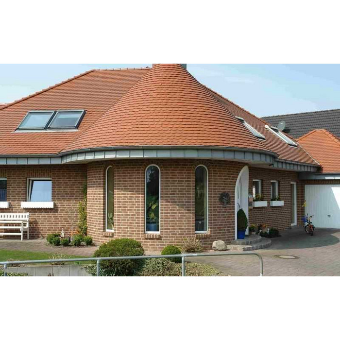 Кирпич облицовочный Muhr Nr 1, Bronze-bunt geflammt, 210х100х50 мм фото 3