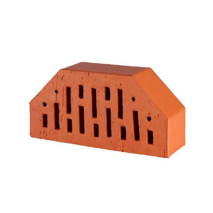 Кирпич облицовочный фигурный пустотелый Lode Janka F7 гладкий, 250х120х65 мм