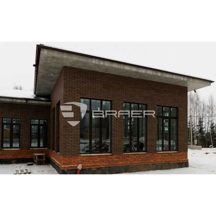 Кирпич облицовочный BRAER баварская кладка мокко, 250х85х65 мм фото 4