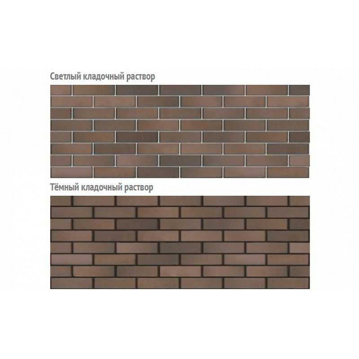 Кирпич облицовочный BRAER баварская кладка мокко, 250х85х65 мм фото 2