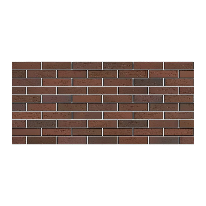 Кирпич BRAER облицовочный БРАЕР кладка бордо кора дуба, 250х120х65 мм