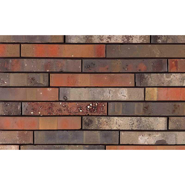 Кирпич облицовочный Terca Archipolis Cadet Zwart, 240х65х40 мм