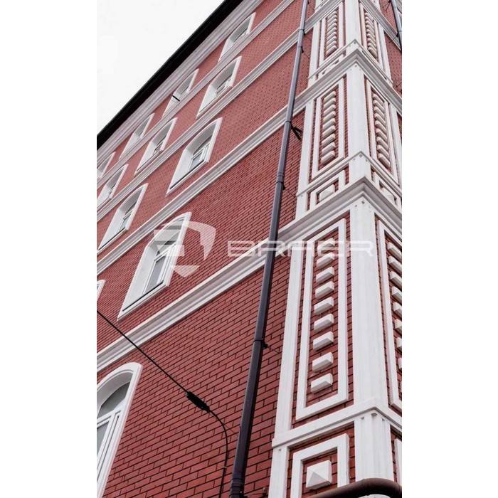 Кирпич облицовочный BRAER бордо гладкий, 250х120х65 мм фото 3