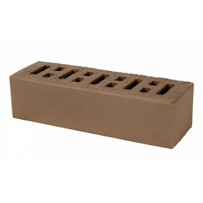 Кирпич облицовочный пустотелый Lode Brunis гладкий, 250х85х65 мм фото 2