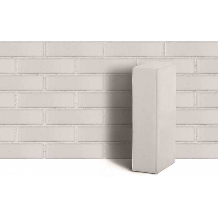 Кирпич облицовочный полнотелый ЛСР светло-серый гладкий, 250х120х65 мм фото 6