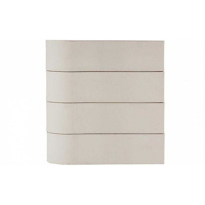 Кирпич облицовочный ЛСР R-60 радиусный, светло-серый гладкий, 250х120х65 мм фото 5