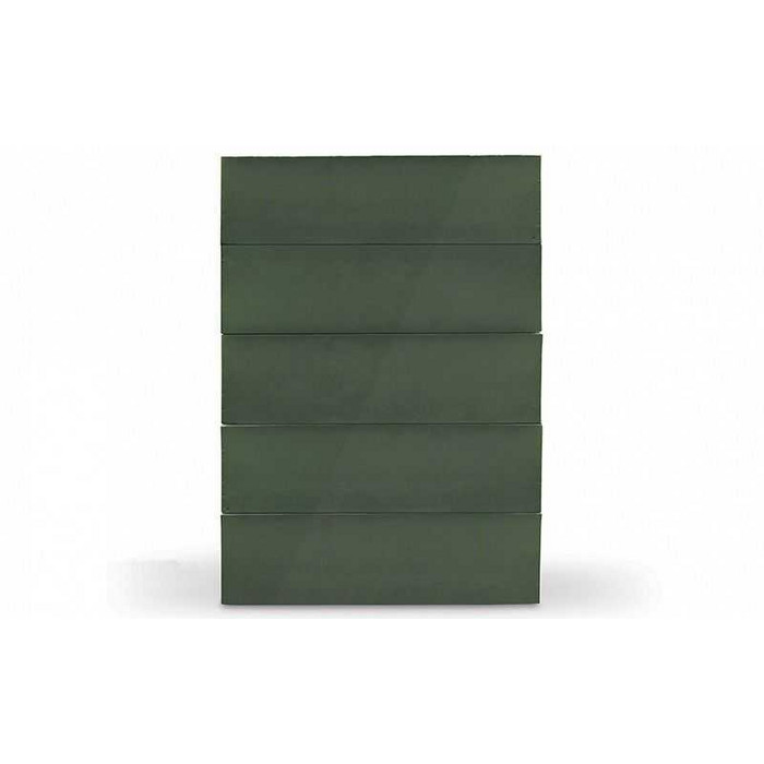 Глазурованный кирпич S.Anselmo Dark green, 240х115х70 мм фото 4