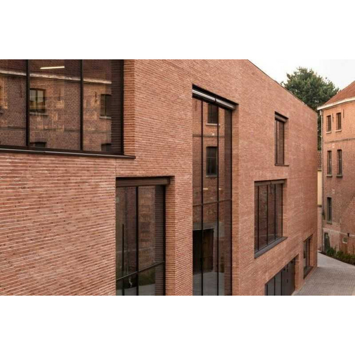 Кирпич облицовочный Terca Wasserstrich Special Orient Red, 500х100х40 мм фото 4