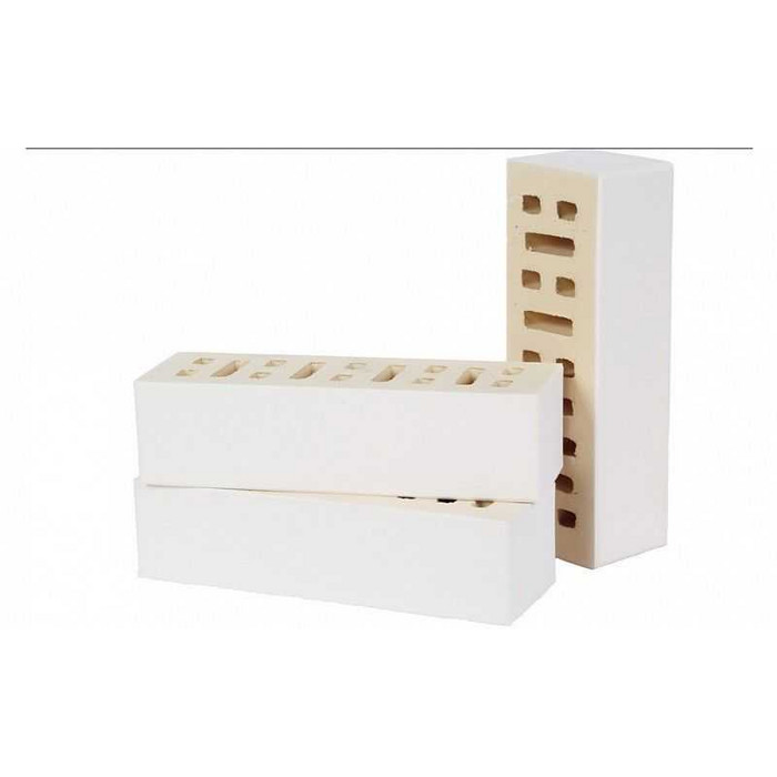 Кирпич облицовочный пустотелый Lode Blanka гладкий белый, 250х85х65 мм фото 2