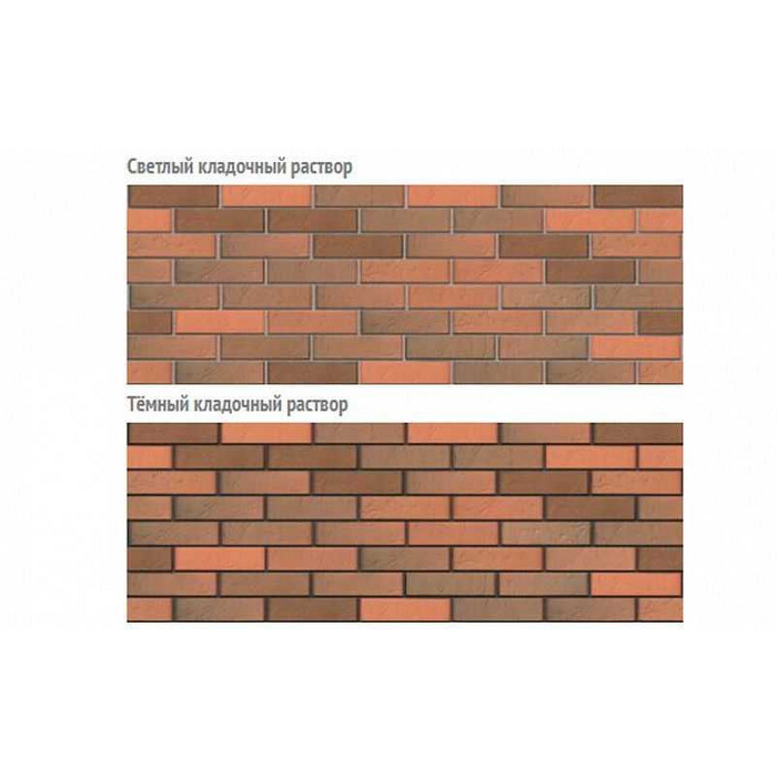 Кирпич облицовочный BRAER, БРАЕР кладка терра, 250х120х65 мм фото 2