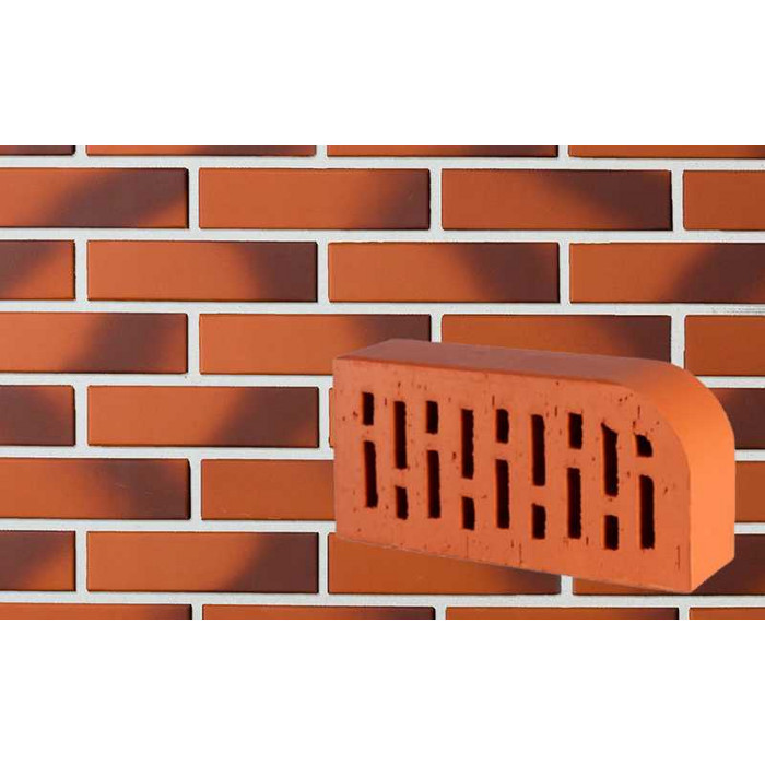 Кирпич облицовочный радиусный пустотелый Lode Cameleo F15 (R60) гладкий, 250х120х65 мм